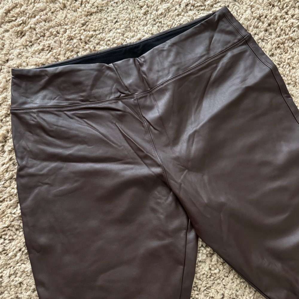 *Brand New* Brown Vegan Leather Pants